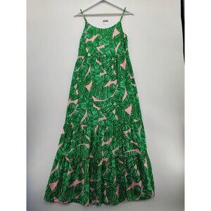 Lilly Pulitzer Women's Teresa Green Conch Shell 100% Rayonne Maxi Dress Size S